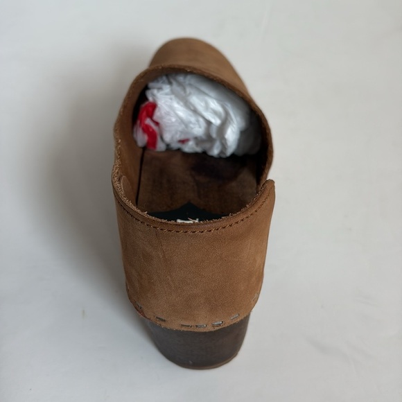 Sandgrens Sweden Brett low closed-back clogs tan leather - Picture 9 of 16